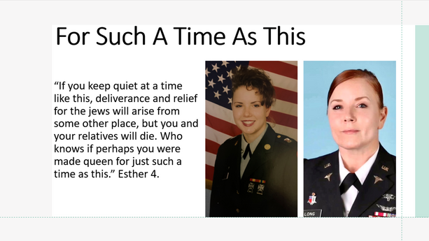 For Such A Time As This by Lt. Col. Theresa Long, MD